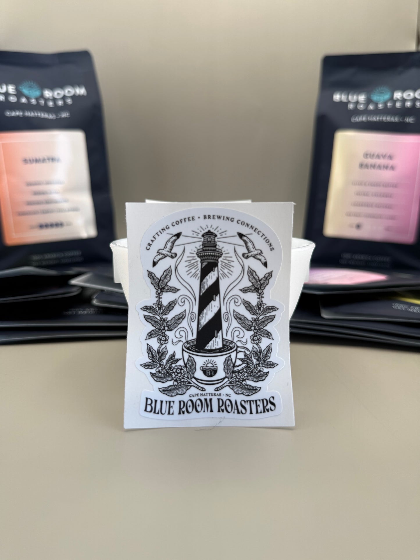 Blue Room Roasters Stickers