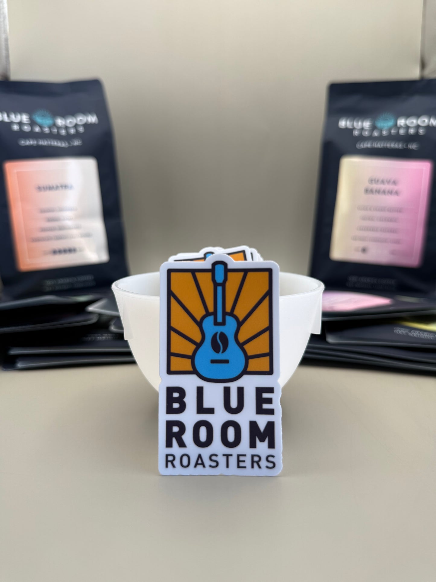 Blue Room Roasters Stickers